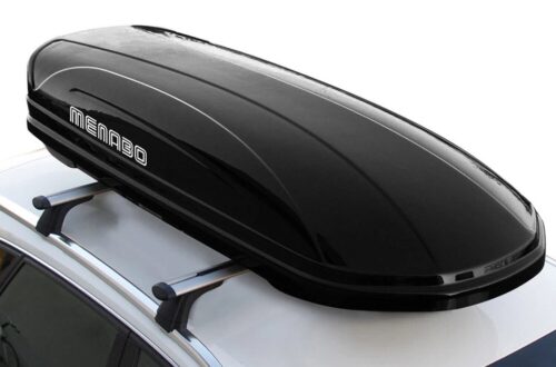 Sailnovo Car Roof Box 15 Cubic Feet Foldable Waterproof 1000D with 6 Reinforced Straps 4 Door Hooks for Travel and Luggage Transport for All Vehicles with/without Pannier Rack