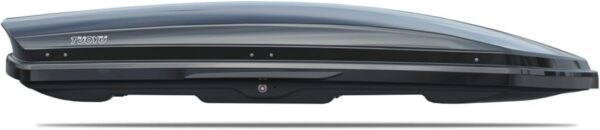 Car Roof Box 900L, Double-Side Opening, ABS Material, Universal Fit with U-Hook System, 900L Upgrade, 2 Silent Crossbars (Glossy black - single box)