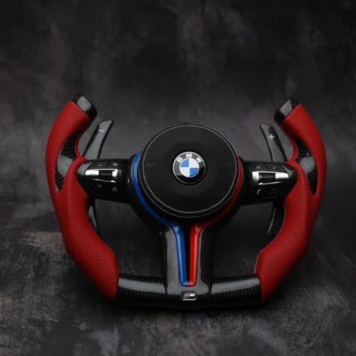 Damaged 04-10 BMW E63 M6 Coupe Front ///M-Sport Seat Pair Black Merino Leather