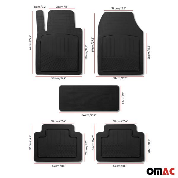Universal Floor Mats by OMAC®. Protect your vehicle from muddy shoes, spilled drinks, and daily messes with these heavy-duty floor mats.