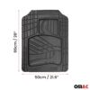 Universal Floor Mats by OMAC®. Protect your vehicle from muddy shoes, spilled drinks, and daily messes with these heavy-duty floor mats.