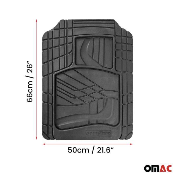 Universal Floor Mats by OMAC®. Protect your vehicle from muddy shoes, spilled drinks, and daily messes with these heavy-duty floor mats.