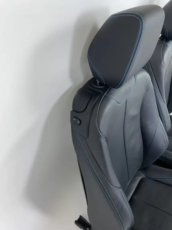 Interior BMW M2 (F87) Leather Dacota Black/Blue Stitching