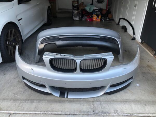 BMW E82 2008 - 2010 Performance Aero M-Sport Front & Rear Bumpers