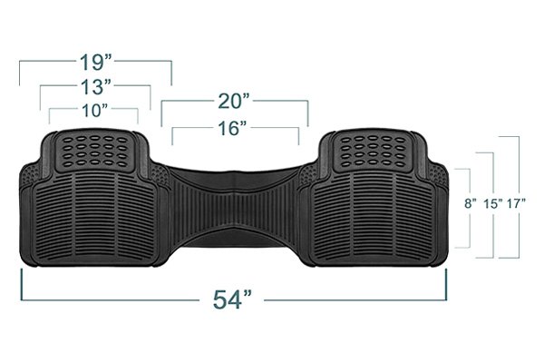 Universal High Quality ClimaProof™ Rubber Floor Mat by FH Group®.