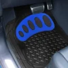 Universal Trimmable ClimaProof™ Non-Slip 1st & 2nd Row Rubber Floor Mat Set with Footprint Design by FH Group®. 4 Pieces.