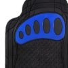 Universal Trimmable ClimaProof™ Non-Slip 1st & 2nd Row Rubber Floor Mat Set with Footprint Design by FH Group®. 4 Pieces.