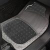 Universal ClimaProof™ Trimmable 1st & 2nd Row Rubber Floor Mat Set by FH Group®. 4 Pieces.