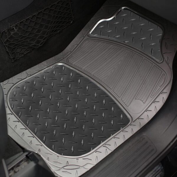 Universal ClimaProof™ Trimmable 1st & 2nd Row Rubber Floor Mat Set by FH Group®. 4 Pieces.