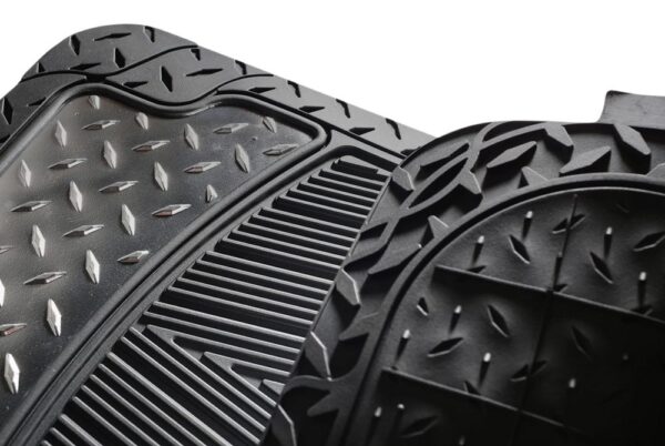 Universal ClimaProof™ Trimmable 1st & 2nd Row Rubber Floor Mat Set by FH Group®. 4 Pieces.