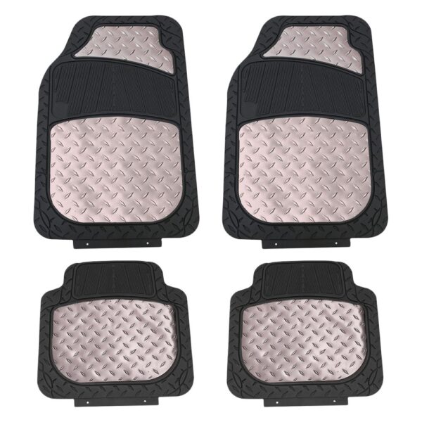 Universal ClimaProof™ Trimmable 1st & 2nd Row Rubber Floor Mat Set by FH Group®. 4 Pieces.