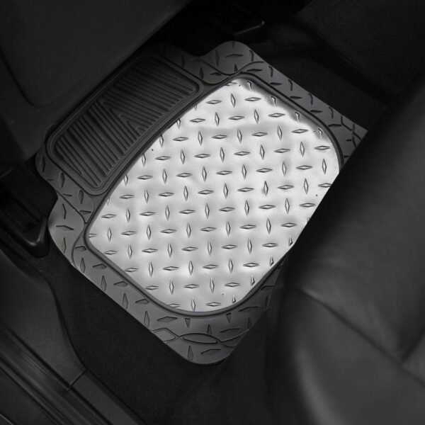 Universal ClimaProof™ Trimmable 1st & 2nd Row Rubber Floor Mat Set by FH Group®. 4 Pieces.