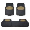 Universal Heavy Duty ClimaProof™ 1st & 2nd Row Rubber Floor Mat Set by FH Group®. 3 Pieces.