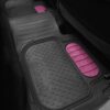 Universal Heavy Duty ClimaProof™ 1st & 2nd Row Rubber Floor Mat Set by FH Group®. 3 Pieces.