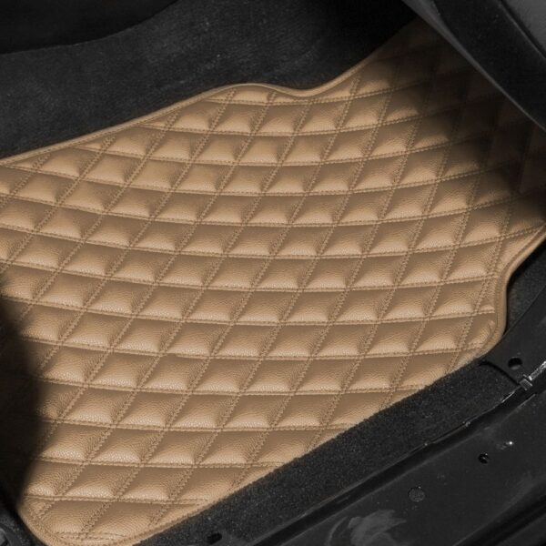 Universal Luxury 1st & 2nd Row Leather Floor Mat Set by FH Group®. 4 Pieces.
