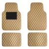 Universal Luxury 1st & 2nd Row Leather Floor Mat Set by FH Group®. 4 Pieces.