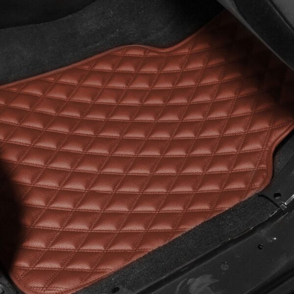 Universal Luxury 1st & 2nd Row Leather Floor Mat Set by FH Group®. 4 Pieces.