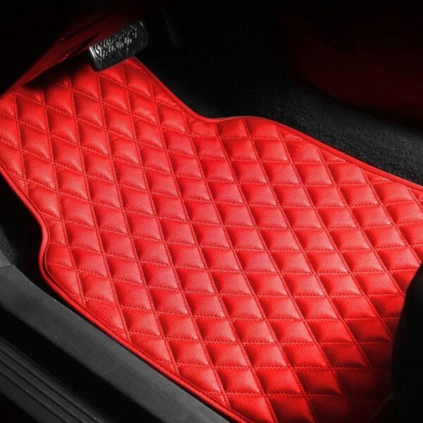 Universal Luxury 1st & 2nd Row Leather Floor Mat Set by FH Group®. 4 Pieces.