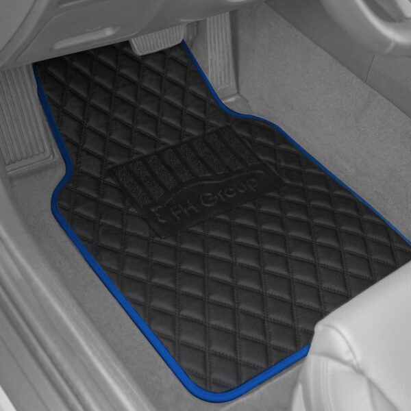 Universal Deluxe 1st & 2nd Row Leather Floor Mat Set by FH Group®. 4 Pieces.
