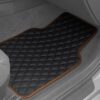 Universal Deluxe 1st & 2nd Row Leather Floor Mat Set by FH Group®. 4 Pieces.