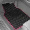 Universal Deluxe 1st & 2nd Row Leather Floor Mat Set by FH Group®. 4 Pieces.