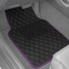 Universal Deluxe 1st & 2nd Row Leather Floor Mat Set by FH Group®. 4 Pieces.