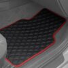 Universal Deluxe 1st & 2nd Row Leather Floor Mat Set by FH Group®. 4 Pieces.