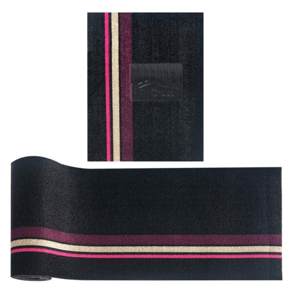 Universal DIY Ultra Waterproof 1st & 2nd Row Rubber Floor Mat Set by FH Group®. 4 Pieces.