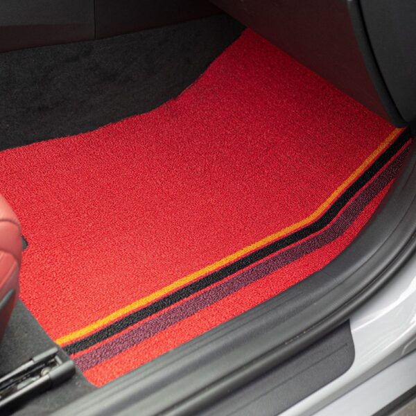 Universal DIY Ultra Waterproof 1st & 2nd Row Rubber Floor Mat Set by FH Group®. 4 Pieces.