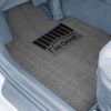 Universal DIY Ultra Waterproof 1st & 2nd Row Rubber Floor Mat Set by FH Group®. 4 Pieces.
