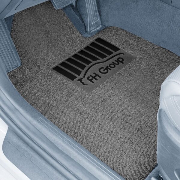 Universal DIY Ultra Waterproof 1st & 2nd Row Rubber Floor Mat Set by FH Group®. 4 Pieces.
