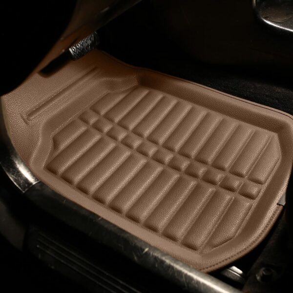 Universal Deep Tray Non-Slip Leather Floor Mats by FH Group®.