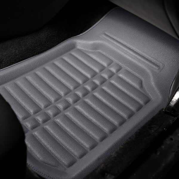 Universal Deep Tray Non-Slip Leather Floor Mats by FH Group®.
