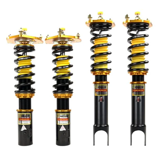 BMW 3-Series 2025, Dynamic Pro Sport™ Front and Rear Coilover Kit with 0.5"-2.5" Front and 0.5"-2.5" Rear Body Drop by Yellow Speed Racing®.