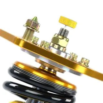 BMW 3-Series 2025, Dynamic Pro Sport™ Front and Rear Coilover Kit with 0.5"-2.5" Front and 0.5"-2.5" Rear Body Drop by Yellow Speed Racing®.