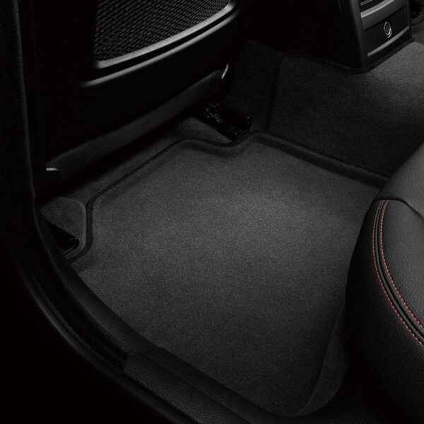 elegant-woven-nylon-2 Elegant 1st Row - Footwell Coverage & 2nd Row - Footwell Coverage Black Floor Liner Set by 3D MAXpider®,