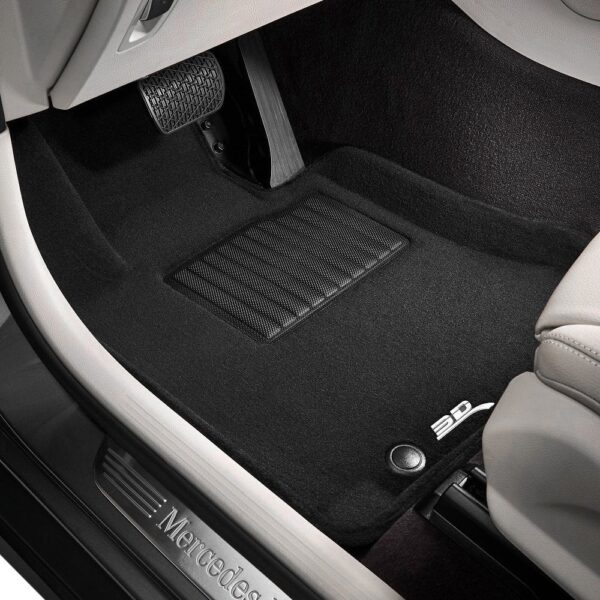 elegant-woven-nylon Elegant 1st Row - Footwell Coverage & 2nd Row - Footwell Coverage Black Floor Liner Set by 3D MAXpider®,