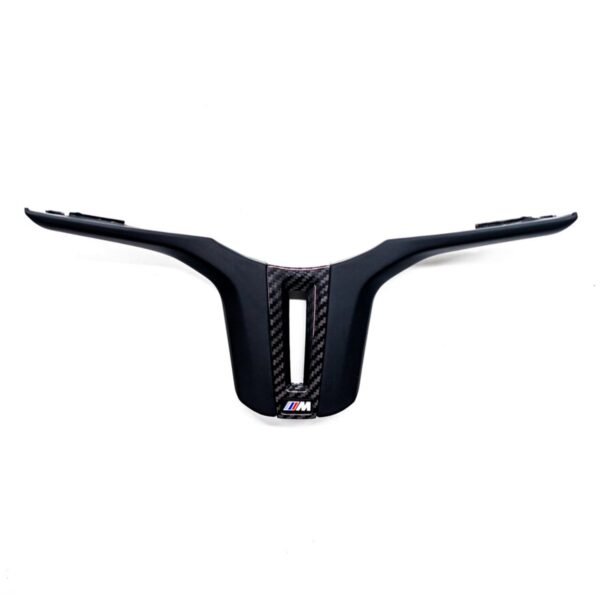 Genuine BMW M Performance Lower Steering Wheel Trim In Carbon Fibre With Heating (G87 M2, G80 M3, G82 M4 & more) Genuine BMW M Performance Lower Steering Wheel Trim In Carbon Fibre With Heating (G87 M2, G80 M3, G82 M4 & more)
