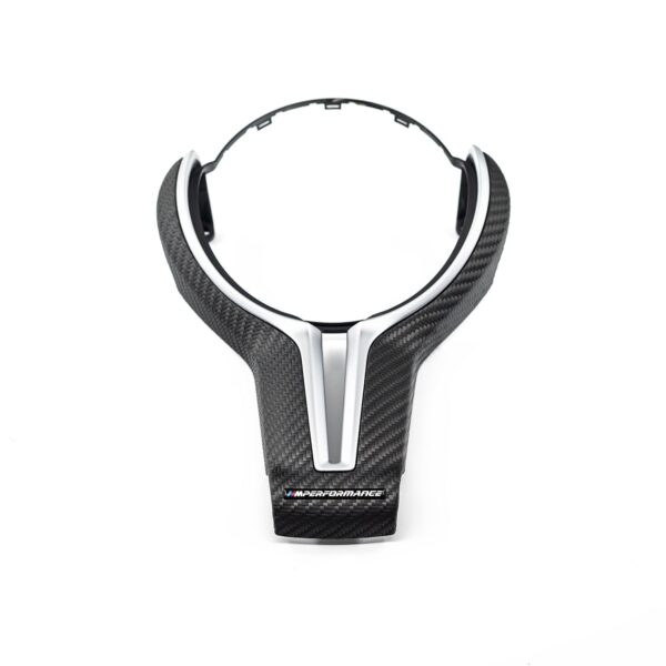 Genuine BMW M Performance Steering Wheel Trim Insert in Matte Exposed Carbon Fibre (F20, F22, F30, F32) Genuine BMW M Performance Steering Wheel Trim Insert in Matte Exposed Carbon Fibre (F20, F22, F30, F32)