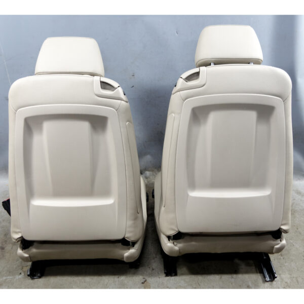 inv_036555_01__51299 2009-2013 BMW E82 1 Series Coupe Factory Basic Seat Front Beige Leather OEM