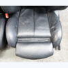 Damaged 04-10 BMW E63 M6 Coupe Front ///M-Sport Seat Pair Black Merino Leather