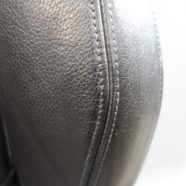 14-20 BMW F30 3-Series F36 Front Sport Seat Pair Black Leather w Blue Stitch OEM