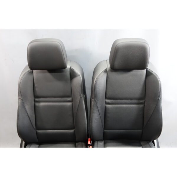 2007-2014 BMW E70 X5 E71 X6 Factory Front Sport Seat Pair Black Leather OEM
