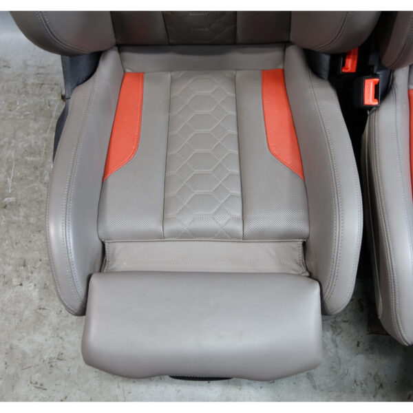 inv_051909_04__71033 20-24 BMW F97 X3M F98 X4M Competition Front M Sport Seat Pair Adelaide Grey OEM