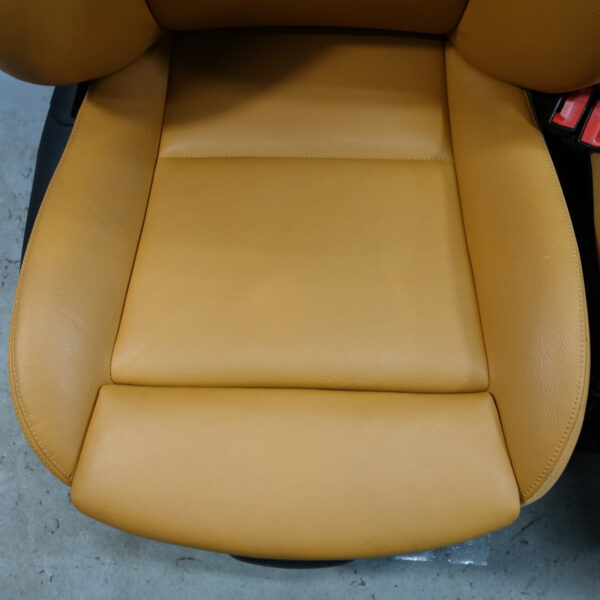 2009-2016 BMW E89 Z4 Roadster Factory Sports Seat Pair Walnut Brown Leather OEM