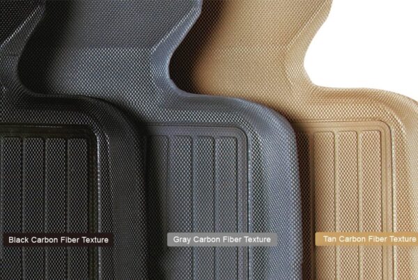 kagu-colors-floor-mats Universal KAGU 1st Row - Footwell Coverage & 2nd Row - Footwell Coverage Black Floor Liner Set by 3D MAXpider®.