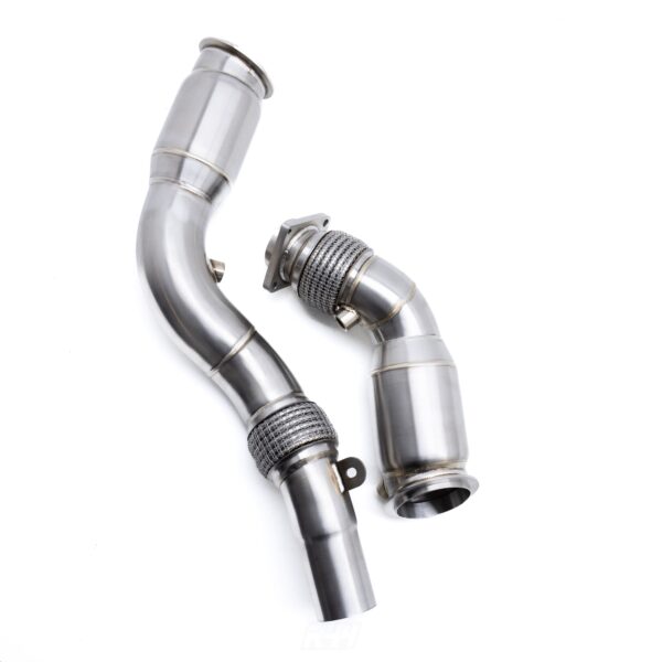 R44 BMW F80 M3, F82 M4 & F87 M2 Competition S55 Exhaust 200 Cell Sports Cat Downpipes
