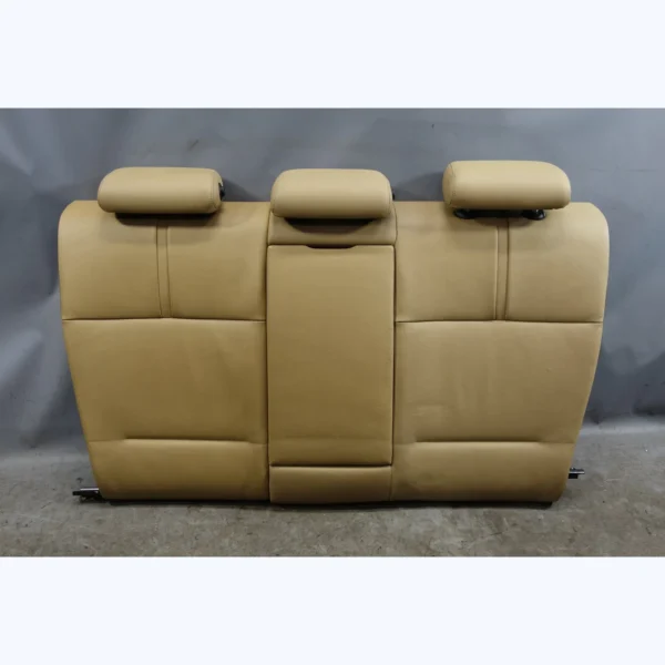 2008-2011 BMW E90 M3 Sedan Rear Folding Seat Backrest Bamboo Beige Leather OEM