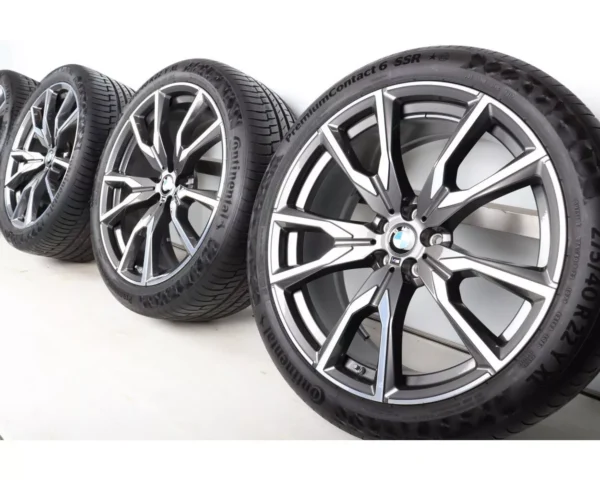BMW 22 inch rims X7 G07 summer tires summer wheels 8074221 8090108 M755