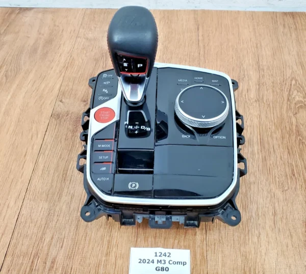 21-24 OEM BMW G80 G82 M3 M4 Gear Selector Panel iDrive Controller Shifter Knob